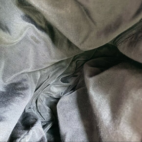 Silver Blue Leather Bucket Bag Backpack - Picture 10 of 11